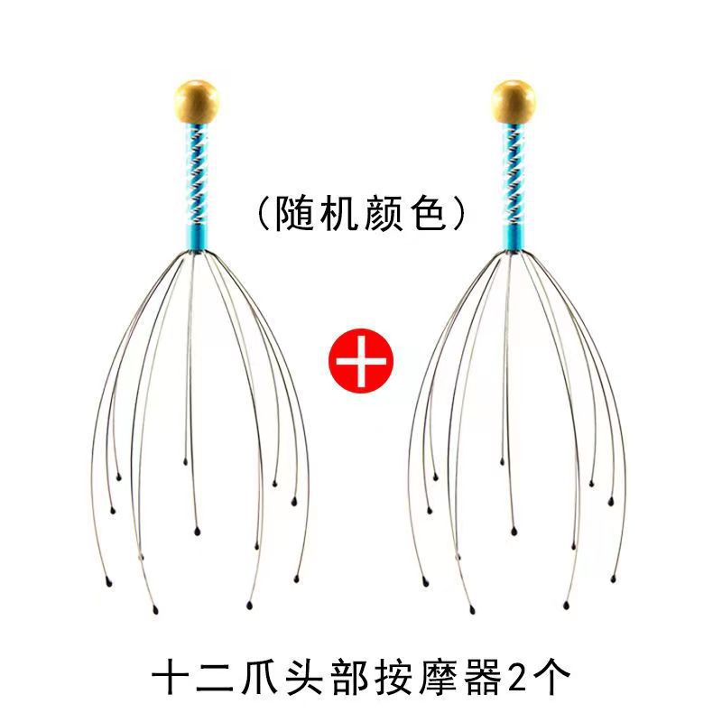 Santa Claus alma extractor doce garra cabeza masaje pulpo rascarse cuero cabelludo relajante rascarse cabeza picazón artefacto