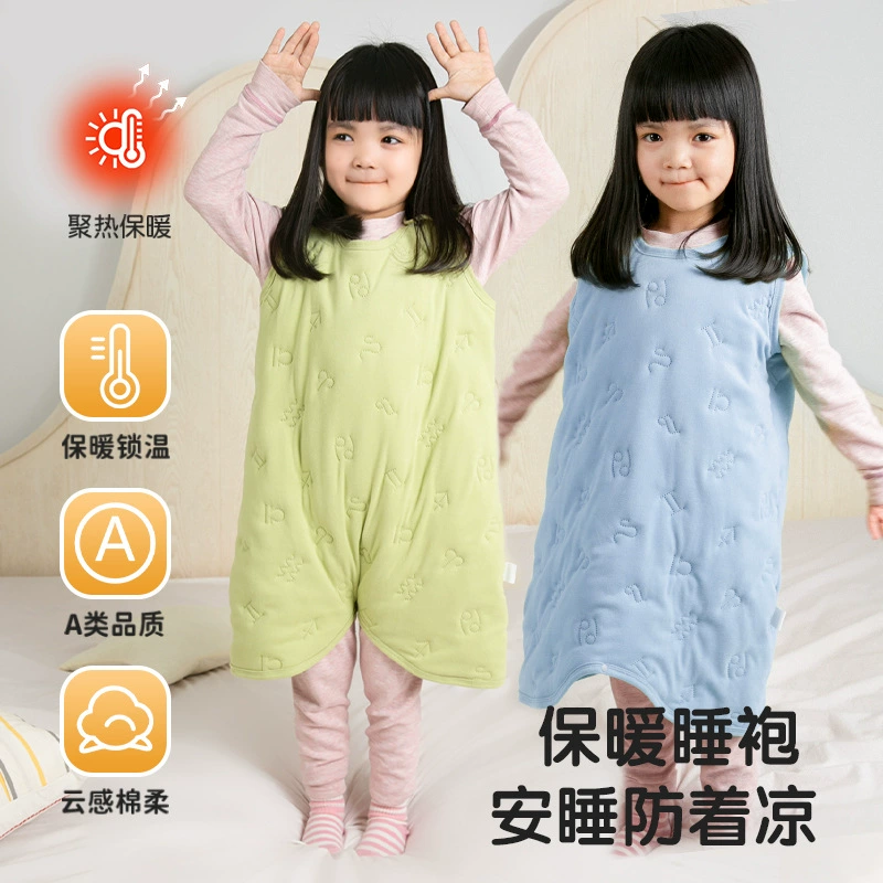 Детская ночная одежда из хлопка осенью и зимой тепло