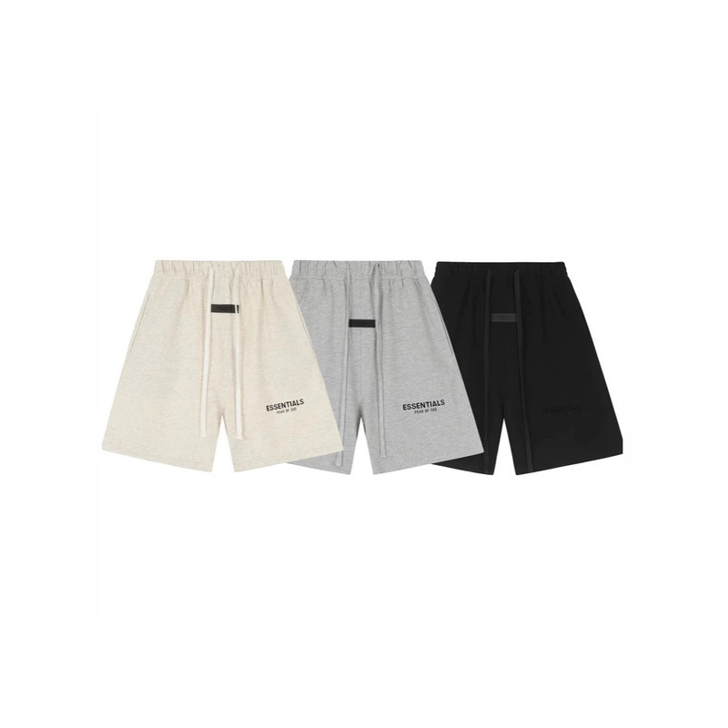 Fog Essentials High Street Fashion Brand Men's Heavyweight Drawstring Sports Casual Loose Shorts Fog Essentials High Street Fashion Brand Men's Heavyweight Drawstring Sports Casual Loose Shorts
