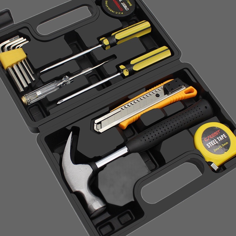 RHETT 홈 하드웨어 도구 상자 세트 12 피스 세트 프로모션 은행 보험 부동산 선물 공장 ZHIFENG TUO