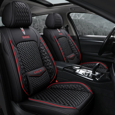 Cross-Border E-Commerce Car Seat Cover Fully Enclosed for All Seasons Special Car Seat Cover Cartoon Cushion Summer Cooling Pad