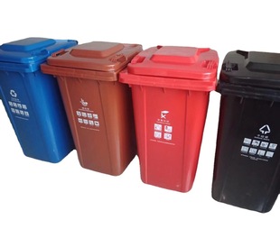 Supply Sanitation Engine Thick Trash Can, Can Put Garbage Truck, Shanghai Classified Trash Can Manufacturers Selling Dry and Wet