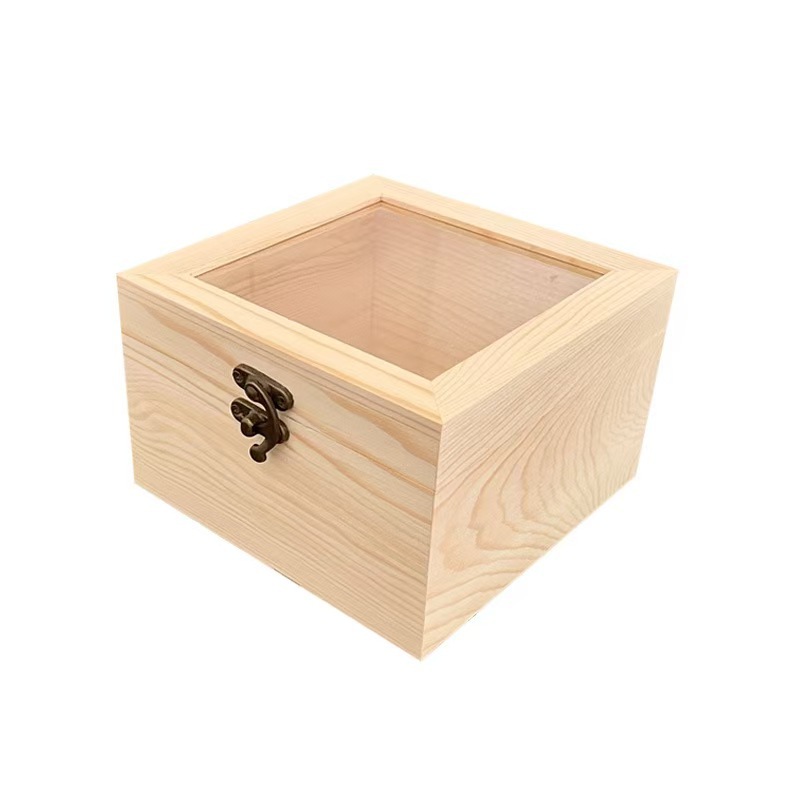 Caja de dulces de boda de madera maciza para damas de honor para cumpleaños Caja de regalo hecha a mano de alta gama para cumpleaños