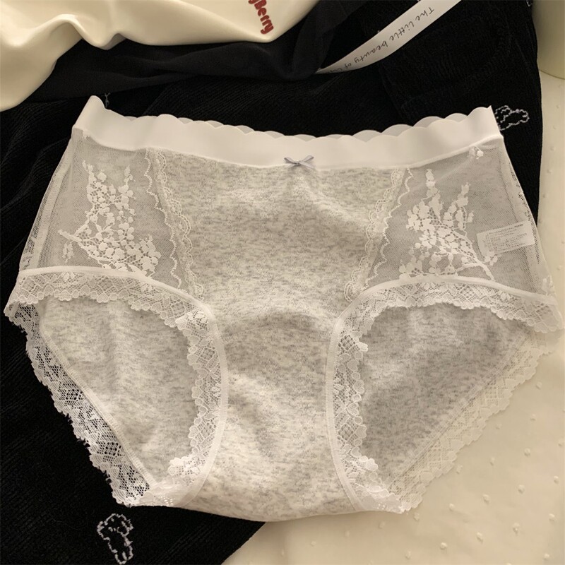 7a新疆長絨綿女性純綿下着純欲レース下着中腰ネット糸無痕甘美三角ズボン女性|undefined