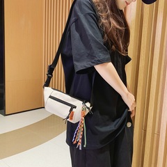 New trendy crossbody bag for girls, lightweight and slim, zero wallet for boys, outdoor sports single-shoulder small bag, waist bag