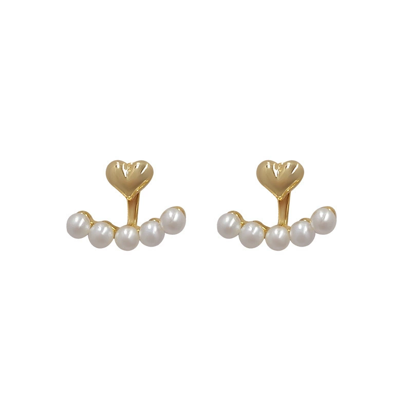 Серебряная игла, модный дизайн сережек из жемчуга, образец серебра 925, двойное использование, коллекция 2022 года, тренд сезона