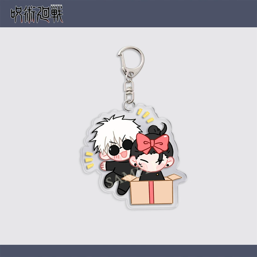Acrylic Keychain (Jujutsu Kaisen) Cute Cartoon Pendant, Backpack Bag Charm, 9 Colors