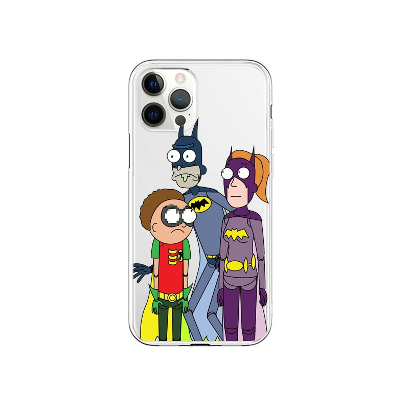 Съемный чехол для мобильного телефона Apple, совместимый с Rick and Morty, мягкое покрытие