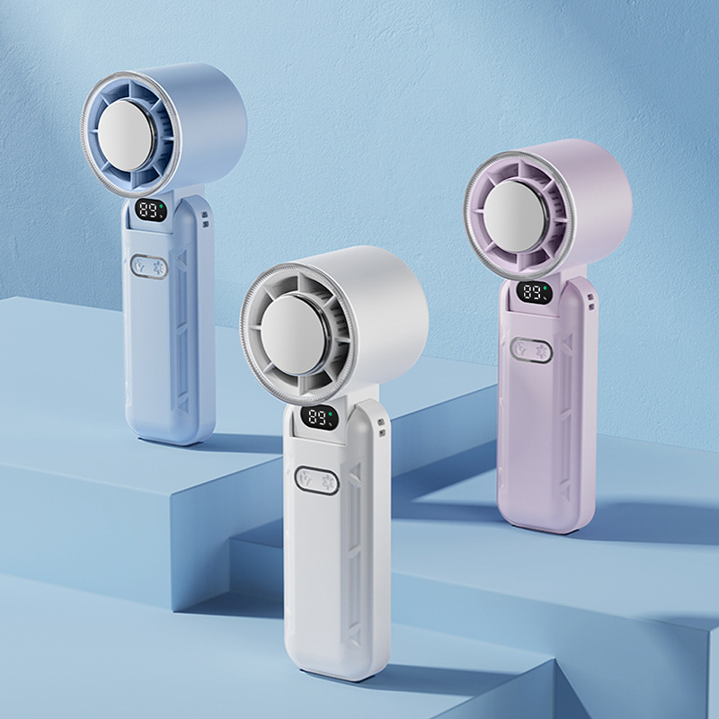 Handheld small folding air fan, new collection