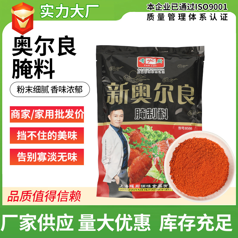 耀厨1kg大袋装奥尔良腌料  商用烤翅鸡腿炸鸡腌料香辣蜜汁调味料