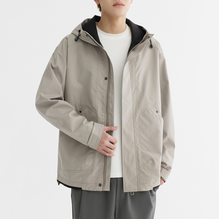 Wuge chaqueta con capucha casual para hombre para hombre 2024 primavera nueva chaqueta de todo fósforo de moda chaqueta para hombre chaqueta de herramientas