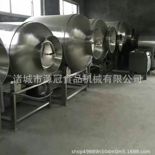定制滚揉机 多动能咸菜腌制不锈钢滚揉机 肉类腌渍入味真空滚肉机