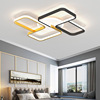 北歐臥室LED吸頂燈 圓形領結現代創意設計亞克力家居書房房間燈具