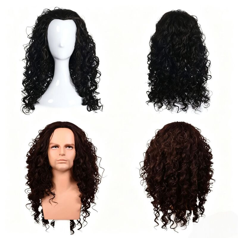 Maui Captain Hook Pirate Hook Halloween Cosplay Wig High-Temperature Fiber Long Curly Cosplay Wig Maui Captain Hook Pirate Hook Halloween Cosplay Wig High-Temperature Fiber Long Curly Cosplay Wig