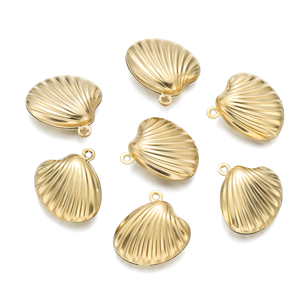 20g Weight Pendant Jewelry Making Type DIY Ornament Accessories Classification 10 PCS/Package Quantity 304 Stainless Steel Material Strawberry, Shell, Fish Pattern All Seasons Season Plating Design Simple Style Style 10 PCS/Package 304 Stainless Steel Strawberry Shell Fish Pendant DIY Ornament Accessories 7