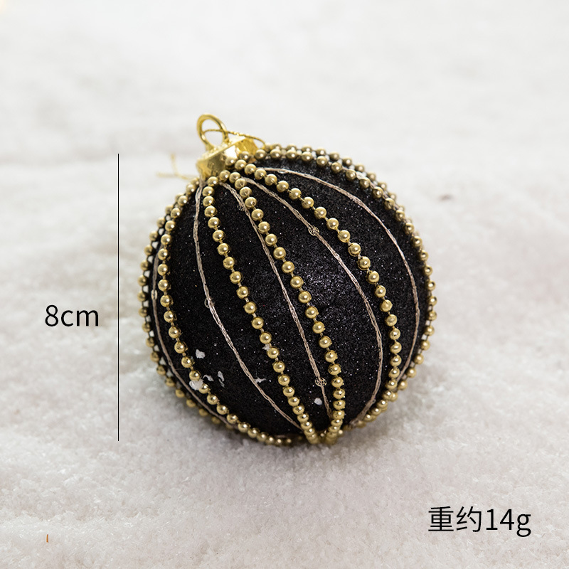 クリスマス装飾品クリスマスボール吊りボール彩色ボールクリスマスツリー吊り飾りカラーボールdiy部品配置|undefined