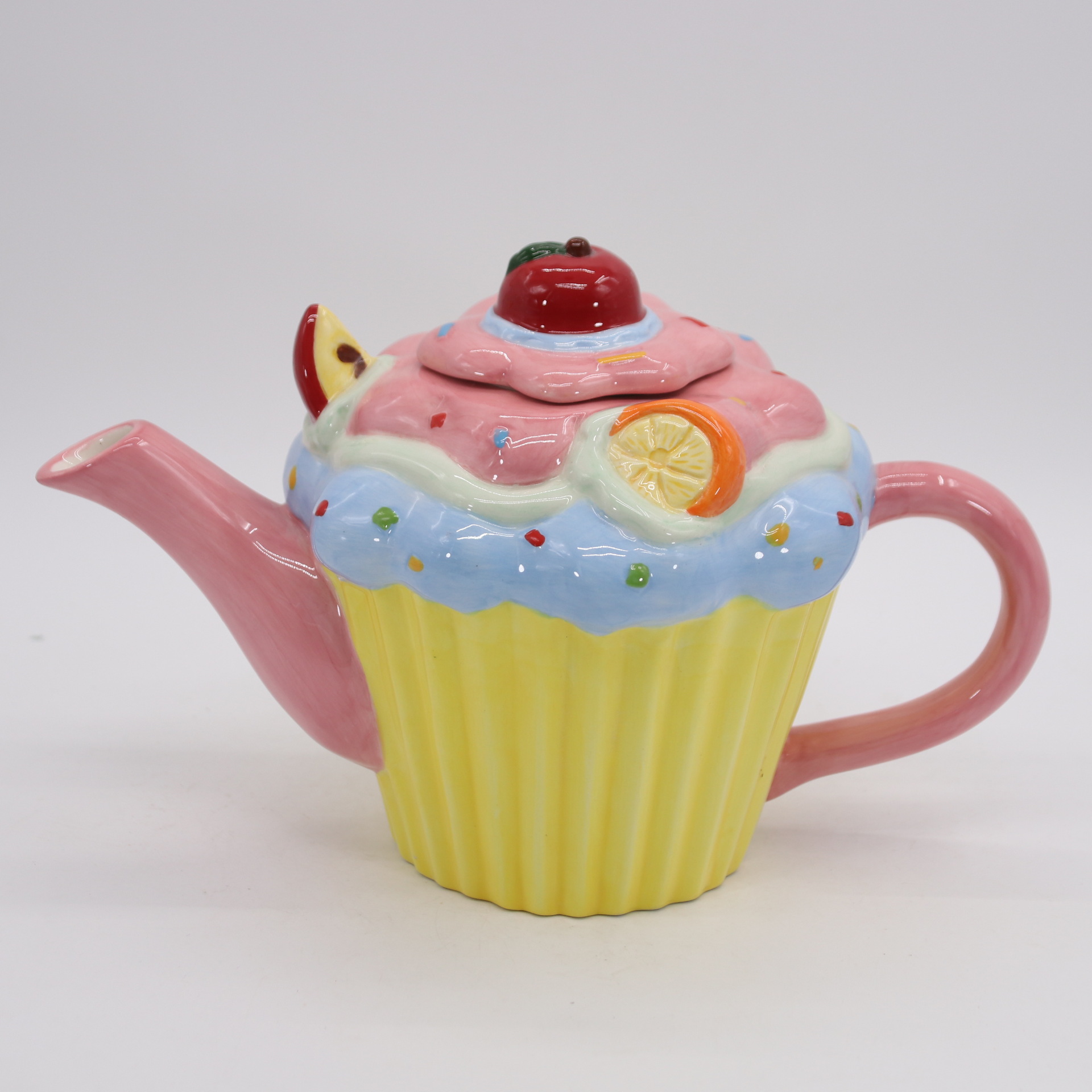 Creative cartoon cute teapot for ice cream, storage system, custom-made