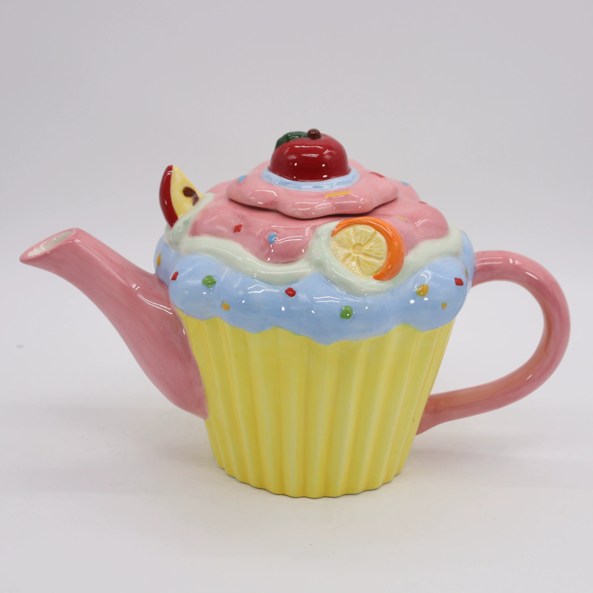 Creative cartoon cute teapot for ice cream, storage system, custom-made