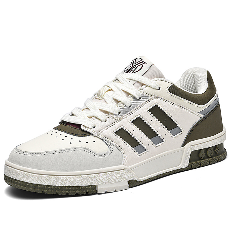 Aj Putian zapatos de hombre modelos de otoño e invierno nuevos zapatos Pu de la fuerza aérea sitio web oficial zapatos deportivos de moda zapatos blancos casuales zapatillas de deporte para hombre