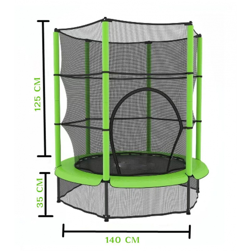 Cama de salto infantil transfronteriza doméstica de salto interior de salto cama de salto fitness al aire libre con red protectora juguetes familiares image 4