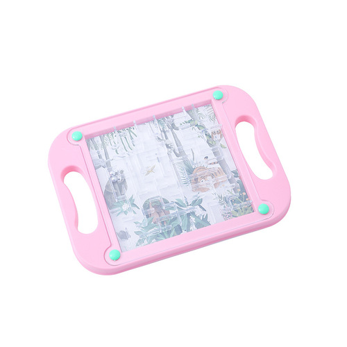 Children's balance ball board handheld game track maze tablet moving ball toy educational focus training kindergarten