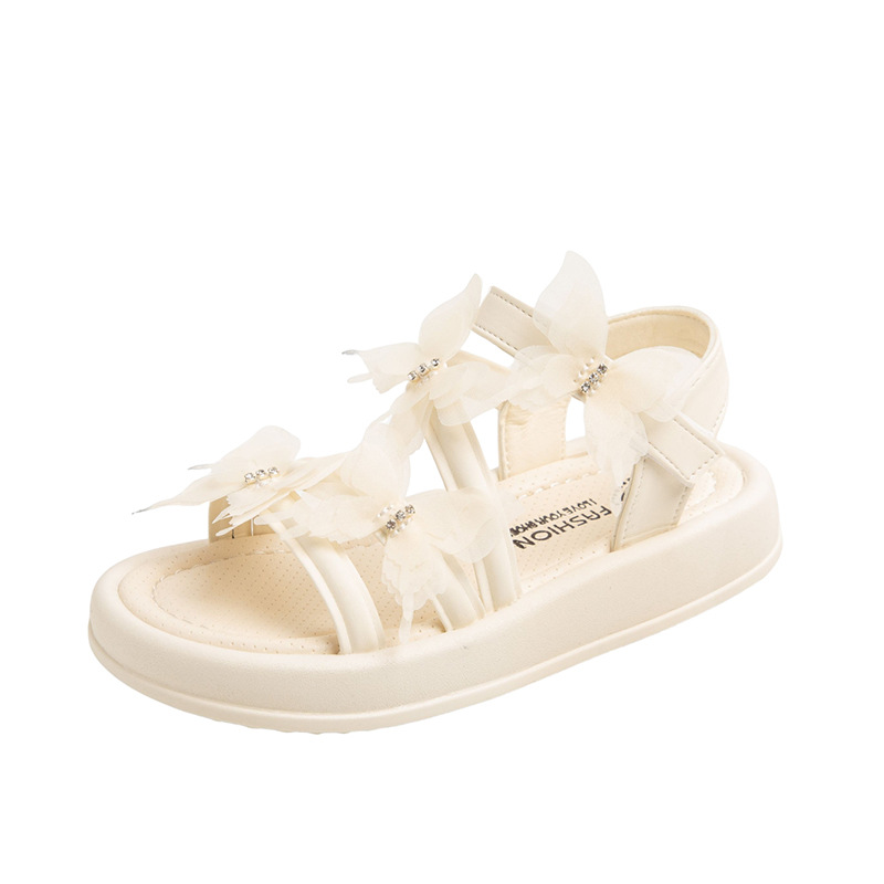 Zapatos de playa de moda de niñas versátiles 2026 verano nuevos zapatos de arco suave para niños zapatos de princesa huecos zapatos Lefour image 6