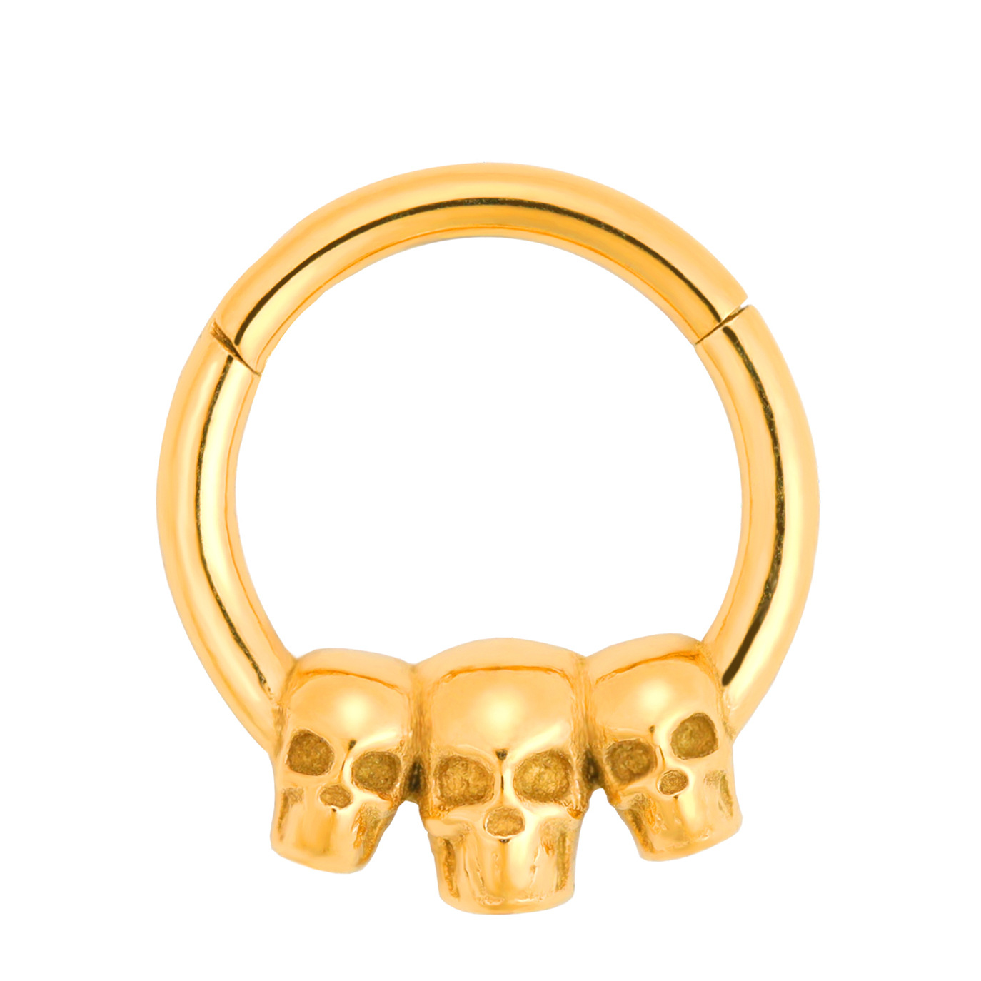 Personlig näspiercing med tre dödskallar_voghion.com