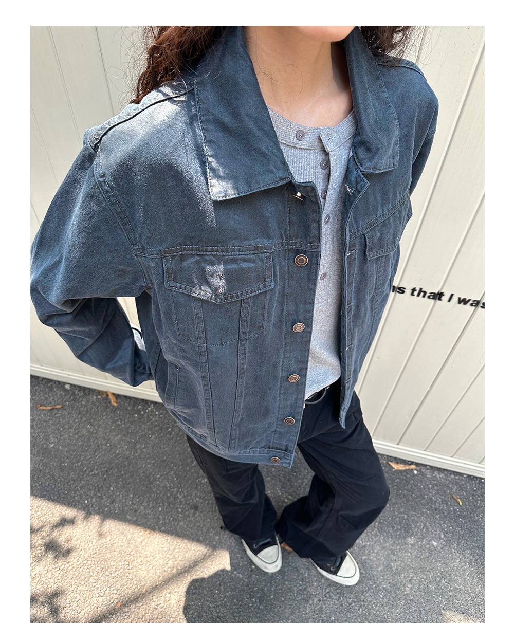 MADEEXTREME Waxed Moleskin Loose Jacket