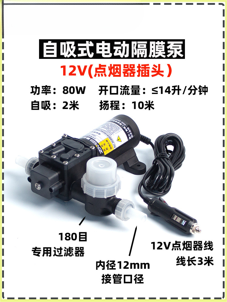 Tanque de combustible del automóvil bomba de bombeo eléctrica bomba de bombeo 12v24V220V bomba de bombeo gasolina diesel bomba de agua bomba de autoaspiración