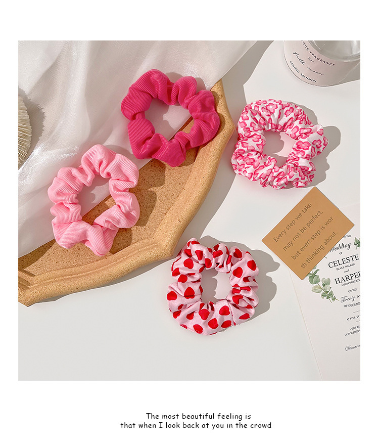Polyester Material Solid Color Pattern Casual Elegant Lady Unisex Solid Color Polyester Hair Tie