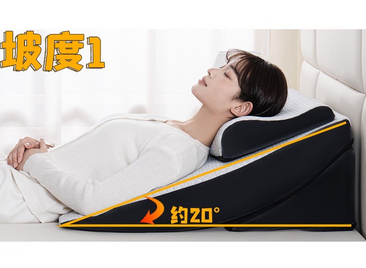 Suitable for wide, cooling slope mattress, anti-reflux for stomach and esophagus, adjustable, widened, elderly care slope sleeping mattress