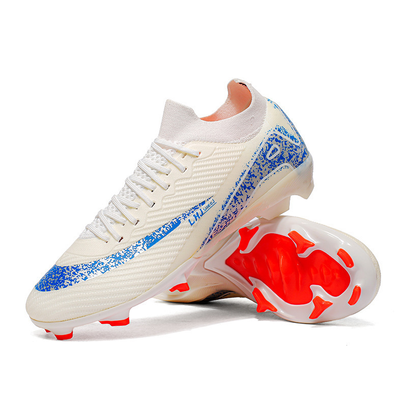 Zapatos de Fútbol con Tacos AG de TPU y KPU Transpirables para Césped Natural y Artificial