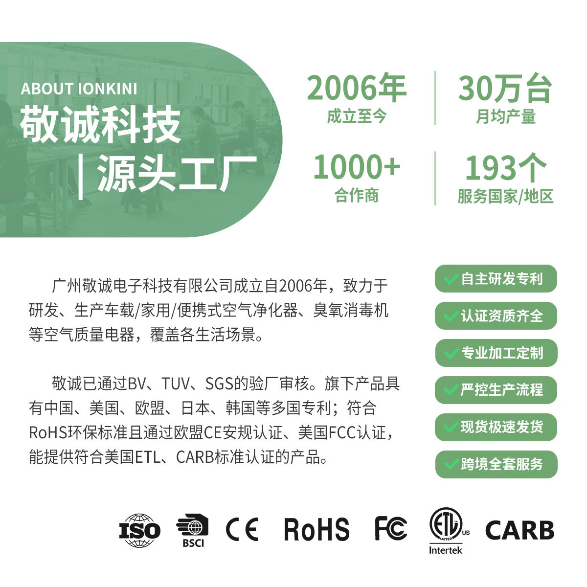 Mass Customization of Simulated Plants, Smart Car-Mounted Air Purifier, Negative Ion Removal of Smoke and Haze