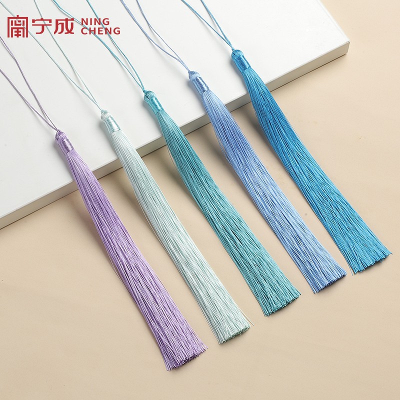 20CM流苏穗子博士帽古装汉服旗袍裙摆背云配饰吊穗扇子灯笼挂件