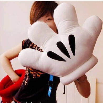 Cartoon Mickey Oversized Palm Pillow Doll Big Gloves Hand Cover Pillow Can Insert Hand Gift