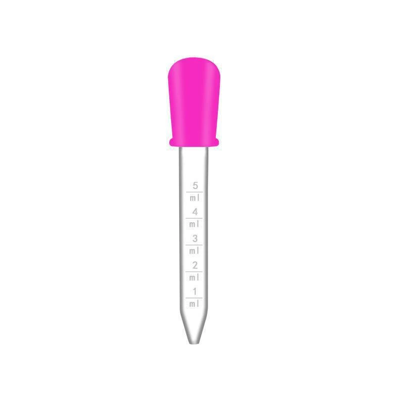 Силиконовая пипетка, детский дозатор лекарств с делениями, 5 ml, под заказ