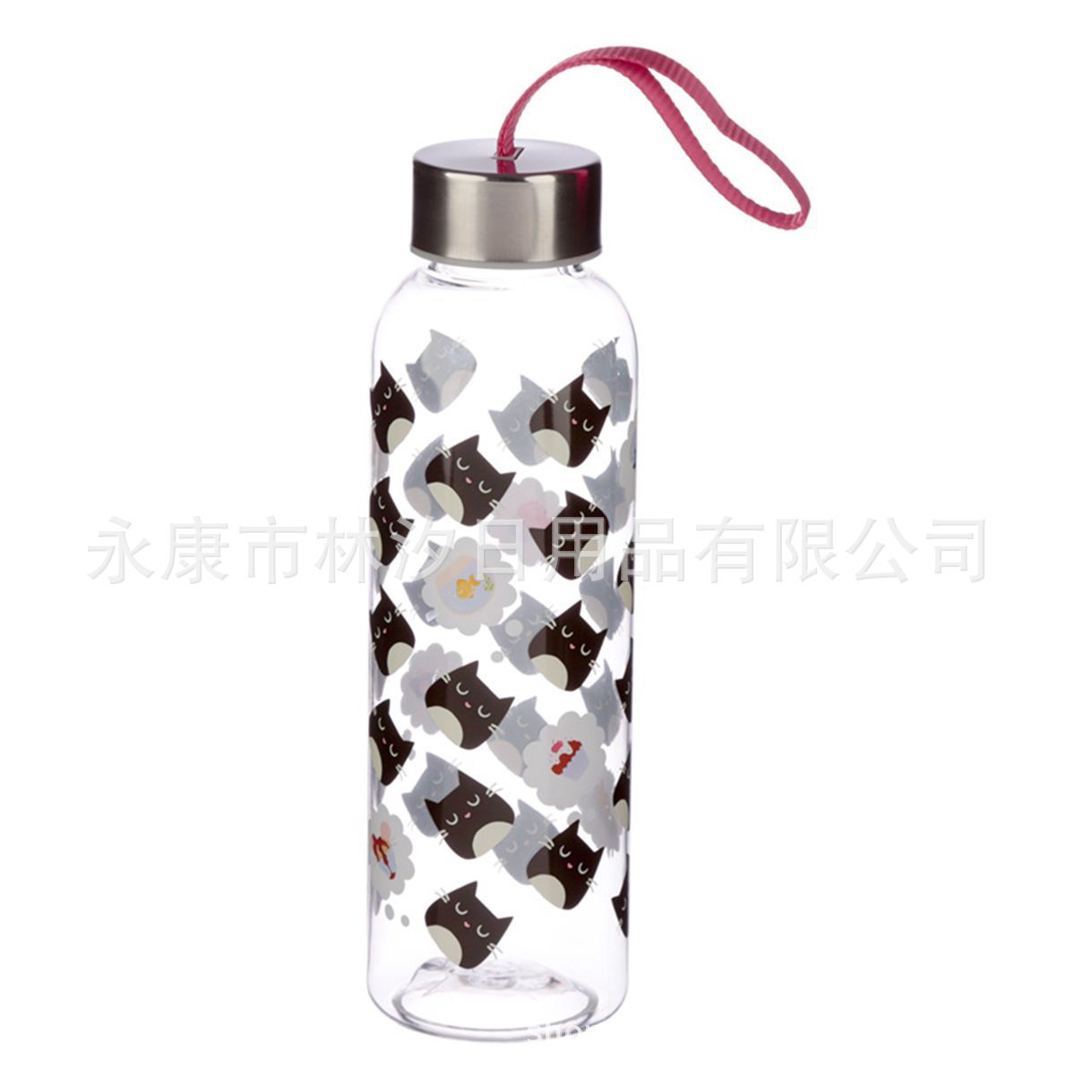 Plastic travel handheld space sports bottle stainless steel for…
