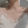 Advanced necklace, pendant, chain for key bag , silver 925 sample, light luxury style, high-quality style, 2023 collection