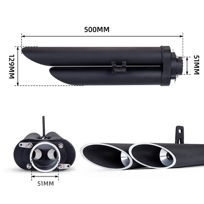 Pipe 04-06, Motorcycle exhaust pipe
