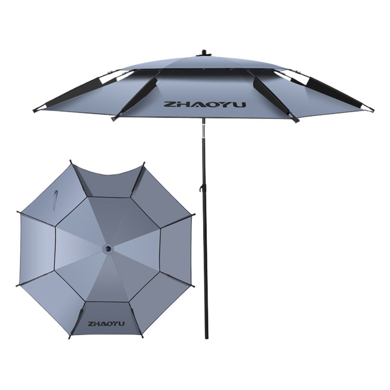 Outdoor Fishing Umbrella, Large Fishing Umbrella, Thickened Universal Fishing Umbrella, Double-Layer Sun Protection Umbrella, Folding Umbrella, Walking Stick Umbrella, Wholesale