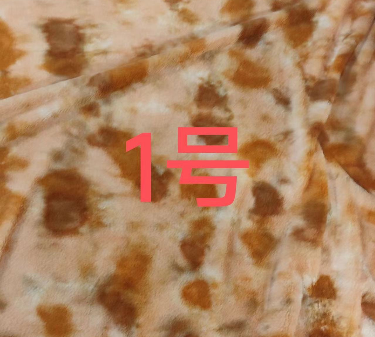 Tie-teñido de piel de conejo en stock poliéster gradiente imitación conejo terciopelo tela ropa alfombra juguete colorido felpa tela impresa