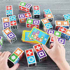 3D Children's Puzzle Matching Expert, Stereo Shape Matching Master, Brain-Teasing Puzzle Training, Parent-Child Interactive Toy