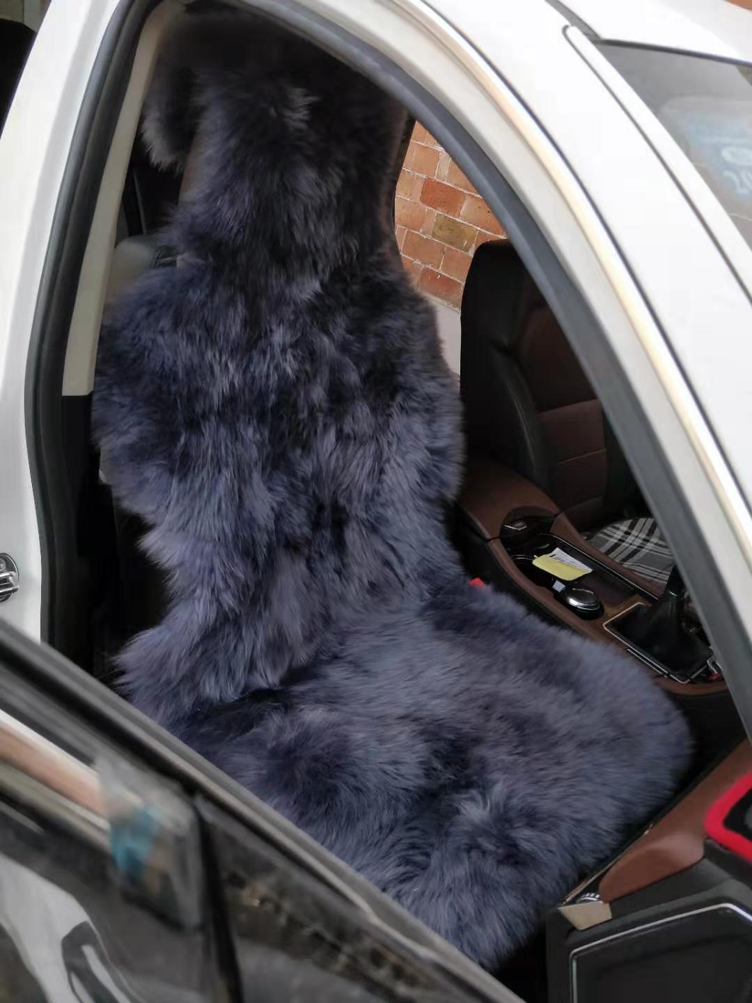 Car Seat Cushion Export Single Piece Winter Wool Cushion Goatskin Cushion Export Wool Cushion Fur Integrated Car Seat Cushion