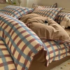 Modern-Coffee [100% brushed cotton, high-quality type A, warmer and more skin-friendly]