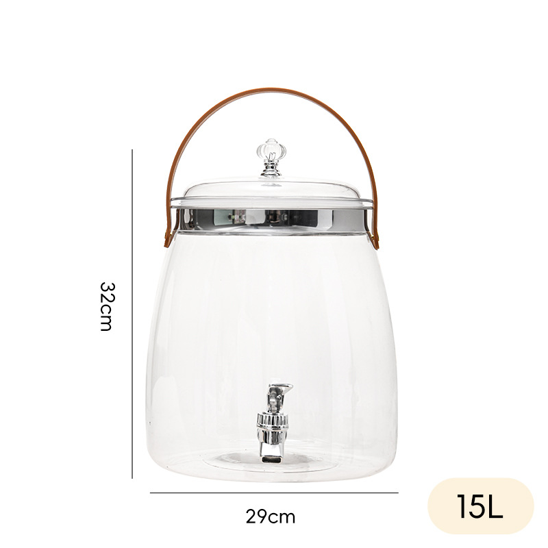 Barril de bebidas de autoservicio, refrigerador de gran capacidad, tetera de agua fría, barril de vino, té de frutas, tetera de agua fría con grifo, barril de cola, barril de mezcla