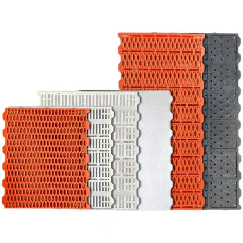 Placa de fuga de heces de plástico para cerdos, cama de parto de cerdos, placa de fuga de costura de cuidado de lechones