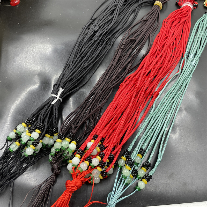 Necklace cord jade