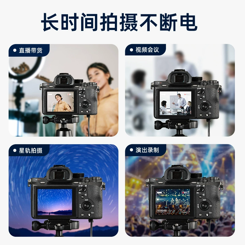 Адаптер питания-имитация батареи DMW-BLF19E, подходит для Panasonic DMC-GH4 GH5 GH3