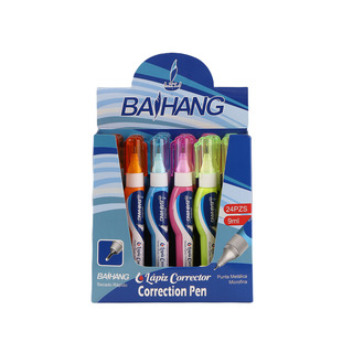 Cross-Border Color Bottle Correction Fluid Learning Stationery Portable Quick-Drying Correction Fluid Office Supplies Typo Correction Pen Wholesale