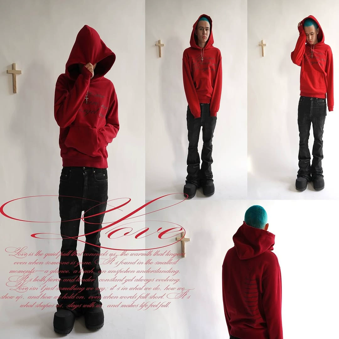 欧美跨境长袖套头连帽衫卫衣暗黑复古朋克印花外套y2k街头潮流ins